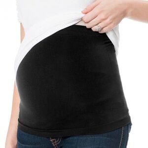 💞 Motherhood Maternity Black One Size Tummy Sleeve Belly Band